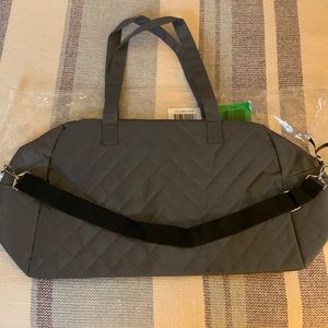 Large Grey Weekender Bag